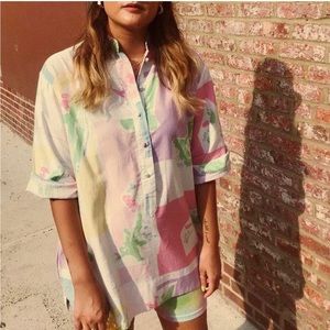 Vintage Pastel Tunic from local vintage boutique 💐